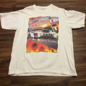 Vintage 1993 12 Hours of Sebring Racing T-shirt